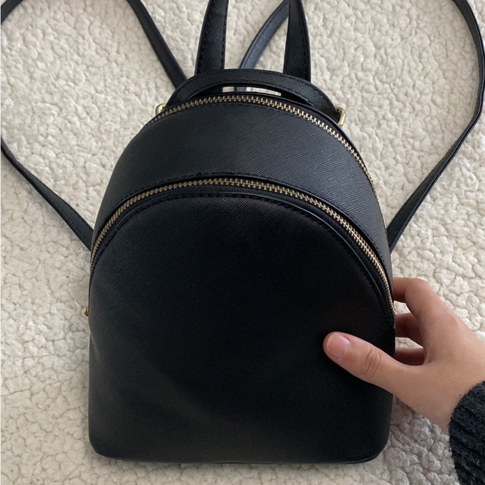 Black mini travel bag / backpack